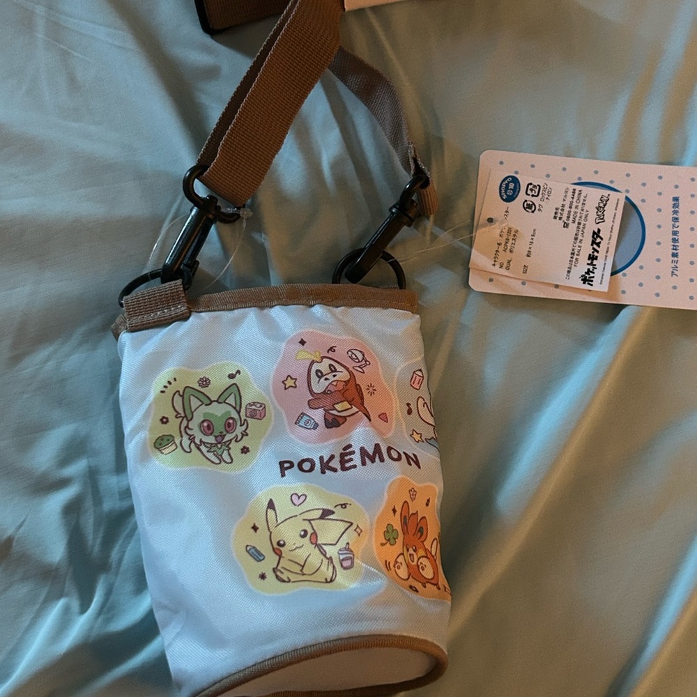Pokemon Character Print water bottle Bag